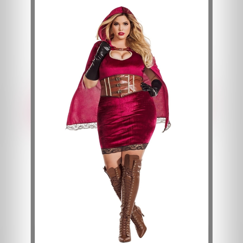 New Starline Sexy Vixen Little Red Riding Hood Cosplay Plus Size Costume 1 X